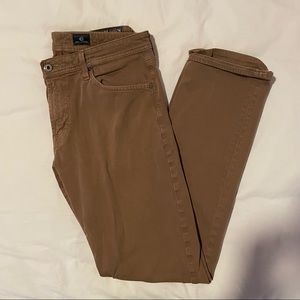 AG The Graduate tailored leg brown pants